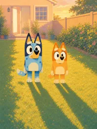 Bluey and Bingo's Backyard Shadow Hunt