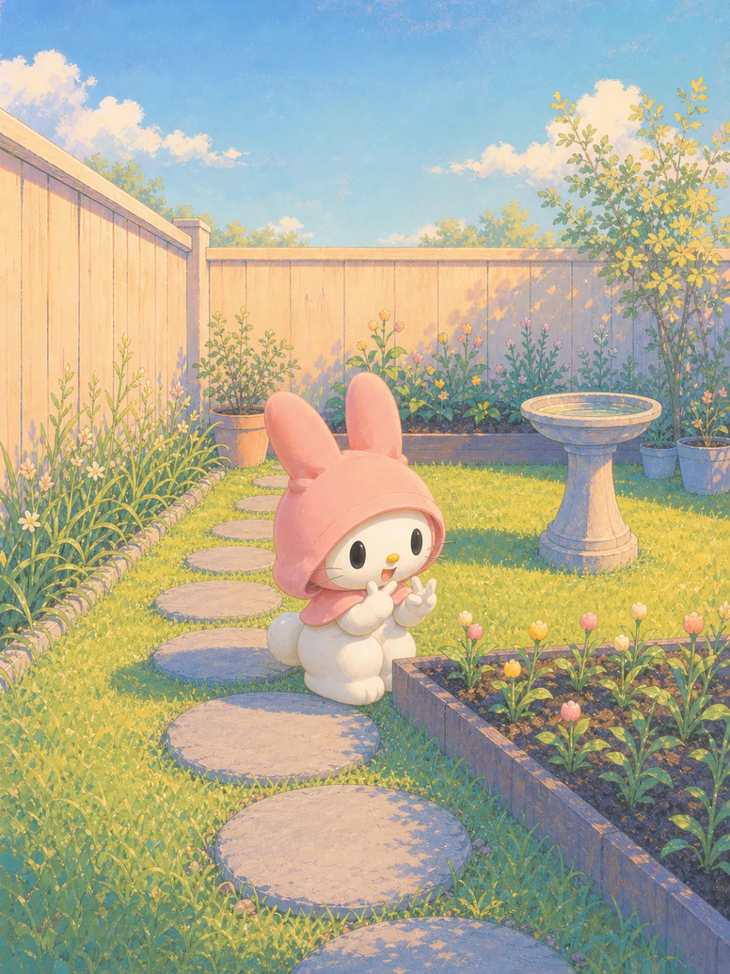 Hello Kitty a My Melody pohádka (IP demo — neindexovat) — ilustrace na straně 3