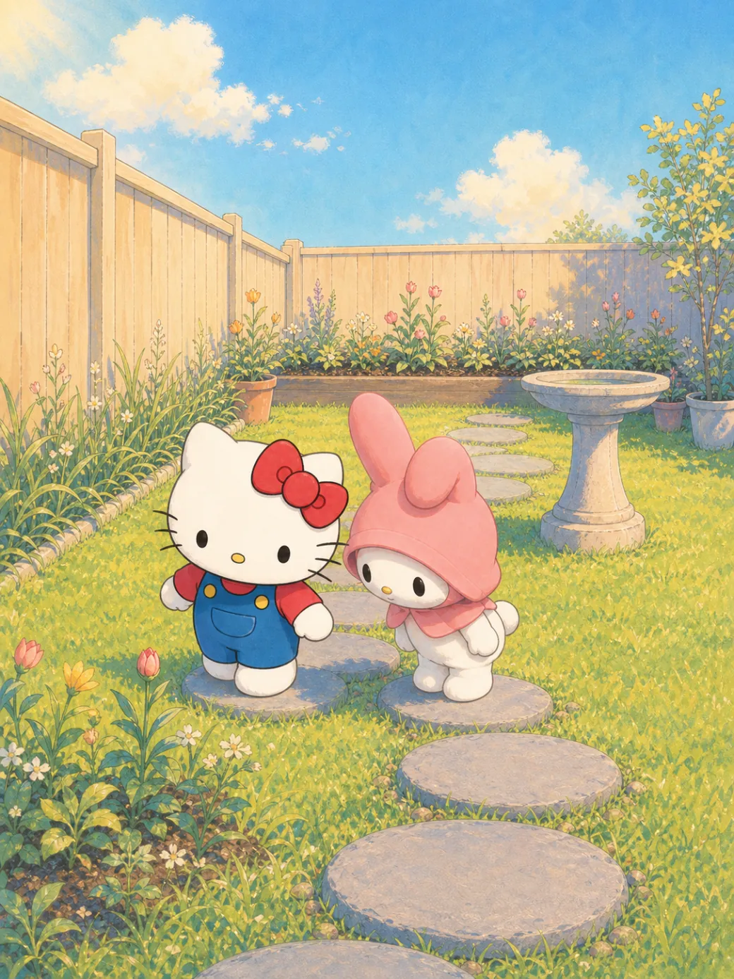 Hello Kitty a My Melody pohádka (IP demo — neindexovat) — ilustrace na straně 6