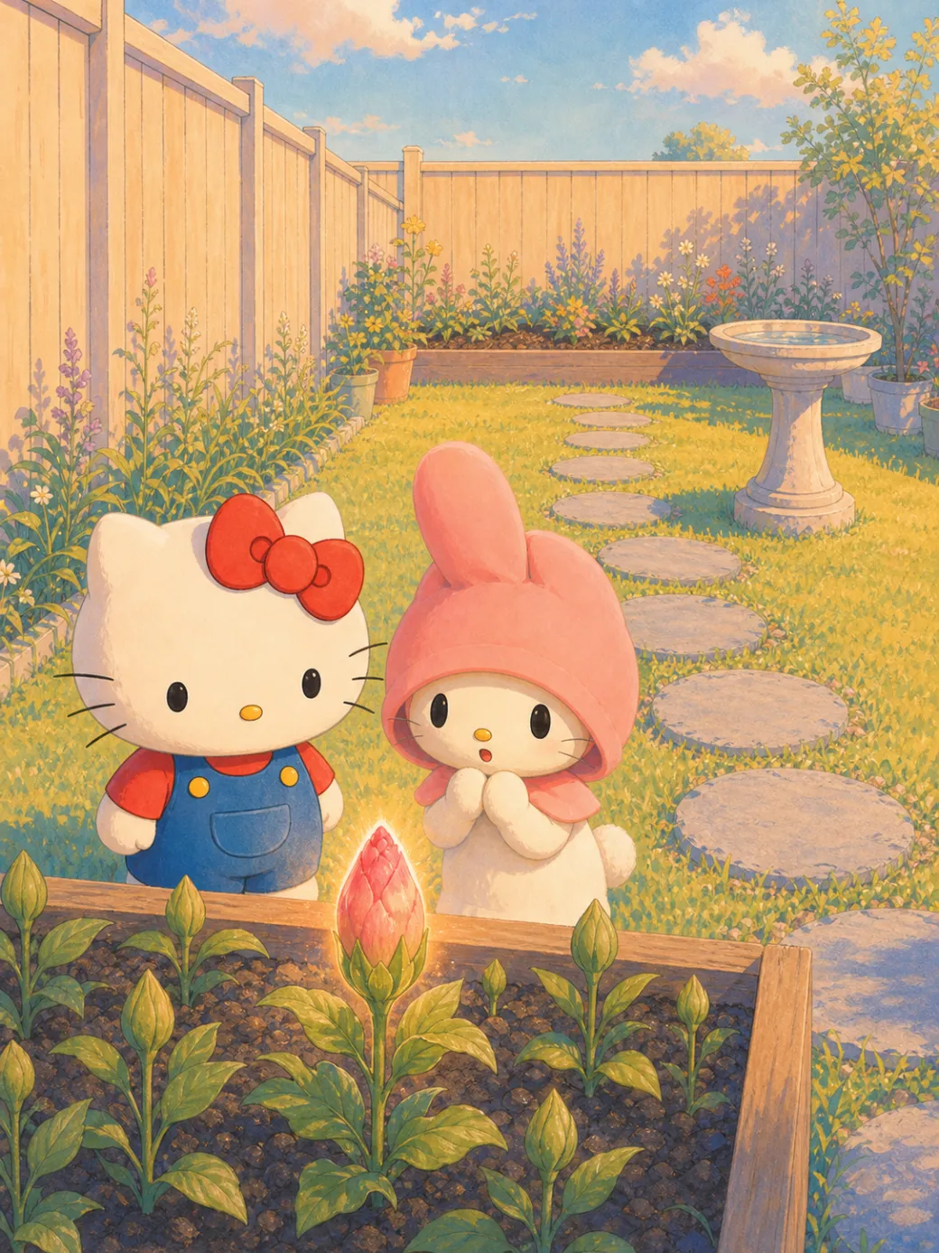 Hello Kitty a My Melody pohádka (IP demo — neindexovat) — ilustrace na straně 9