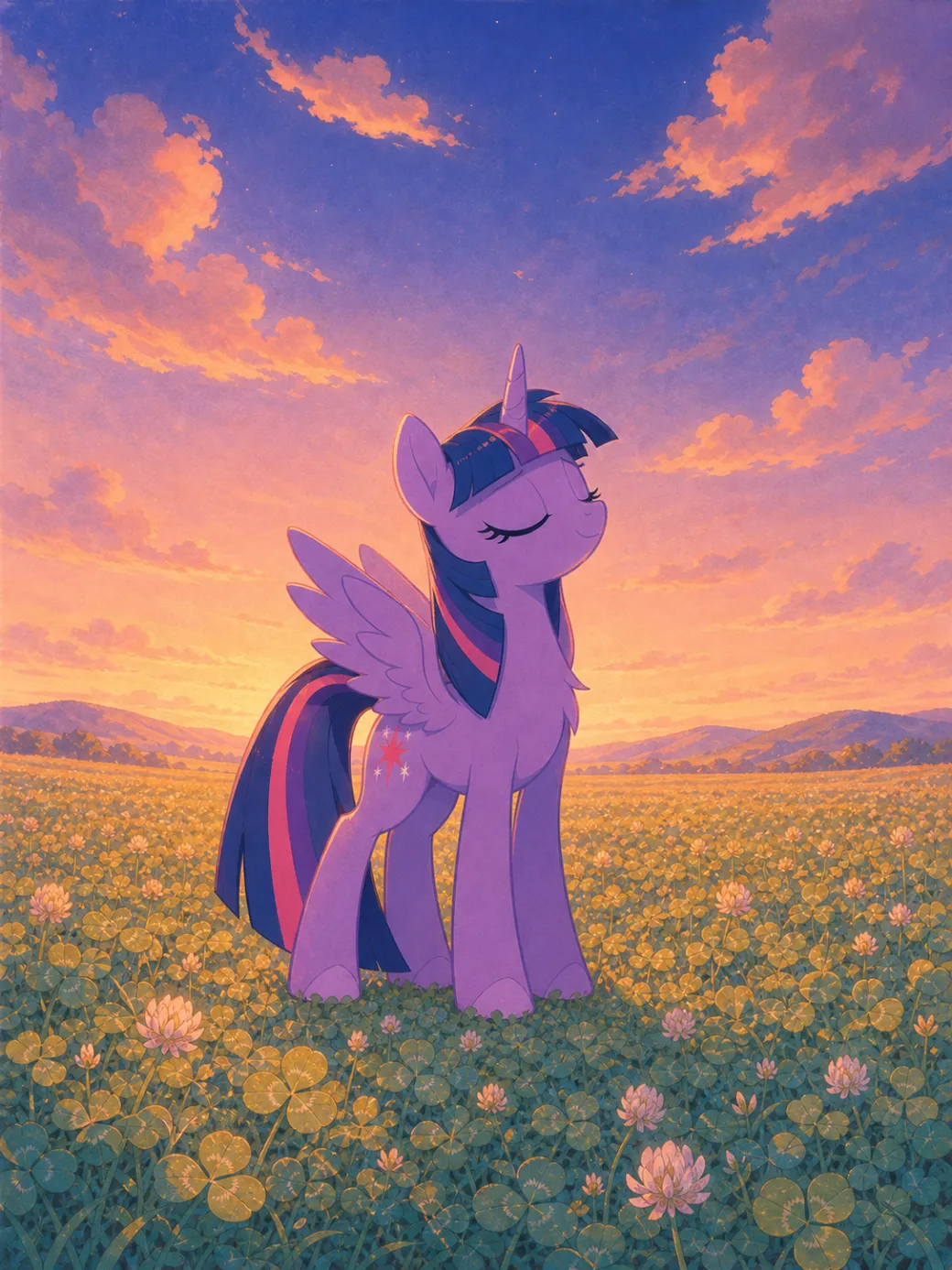 História da Twilight e da Pinkie Pie de My Little Pony (demonstração de PI — não para indexação) — ilustração da página 6