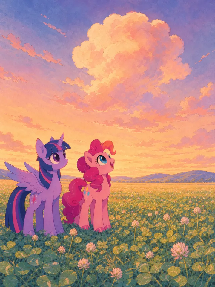 my little pony story maker — example page made with Readkidz