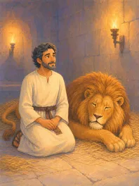 Daniel in the Lions' Den: A Night of Courage