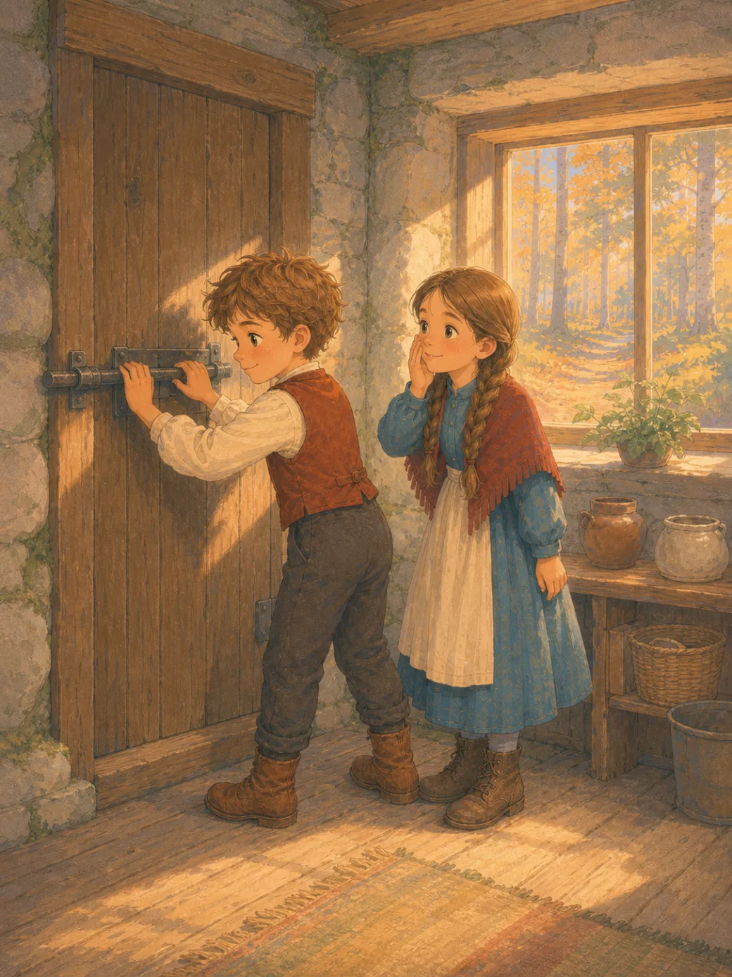 Hans en Grietje verhaal voor kinderen — illustratie pagina 7