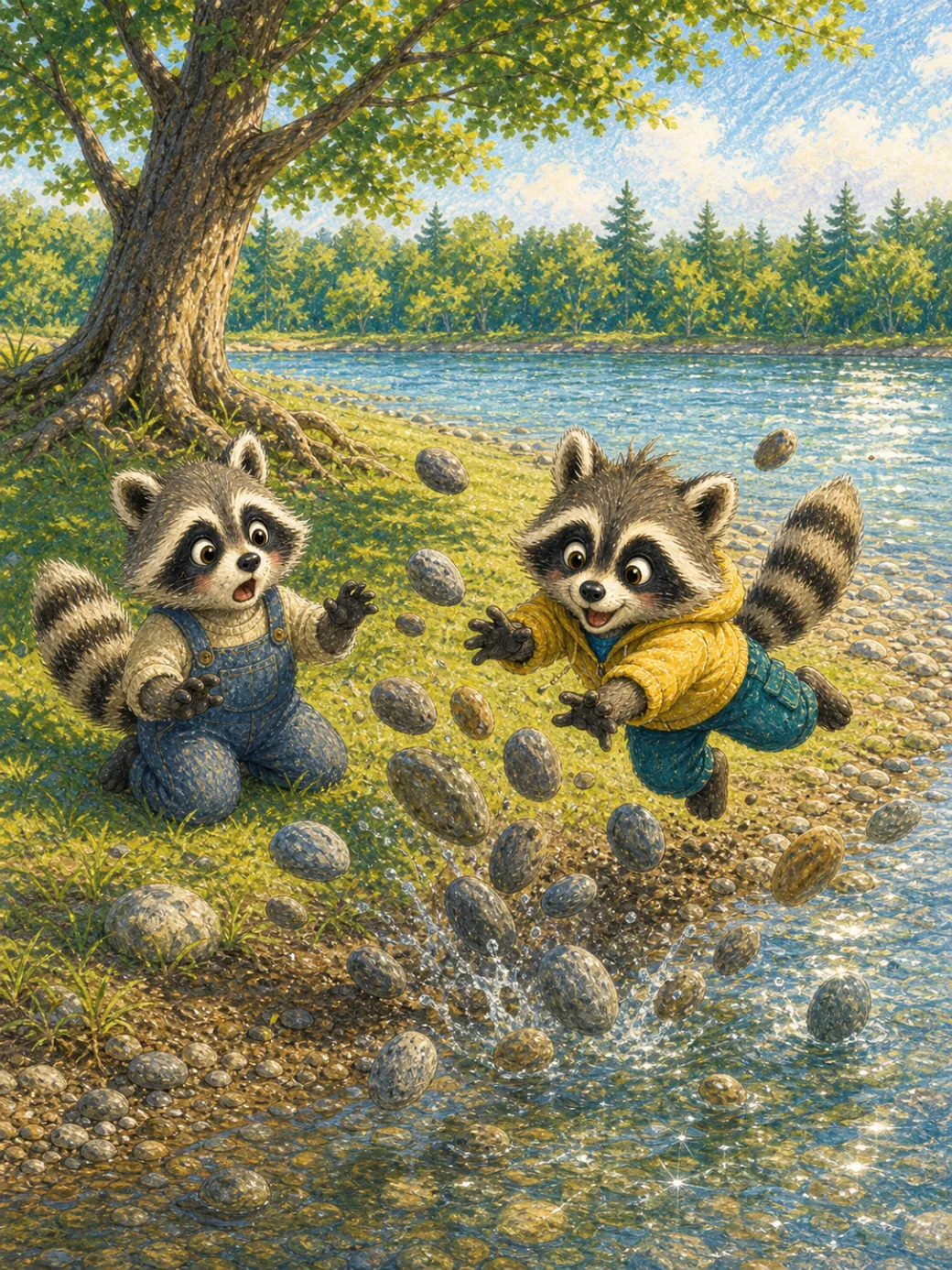 dětská kniha o emocích — ilustrace na straně 6