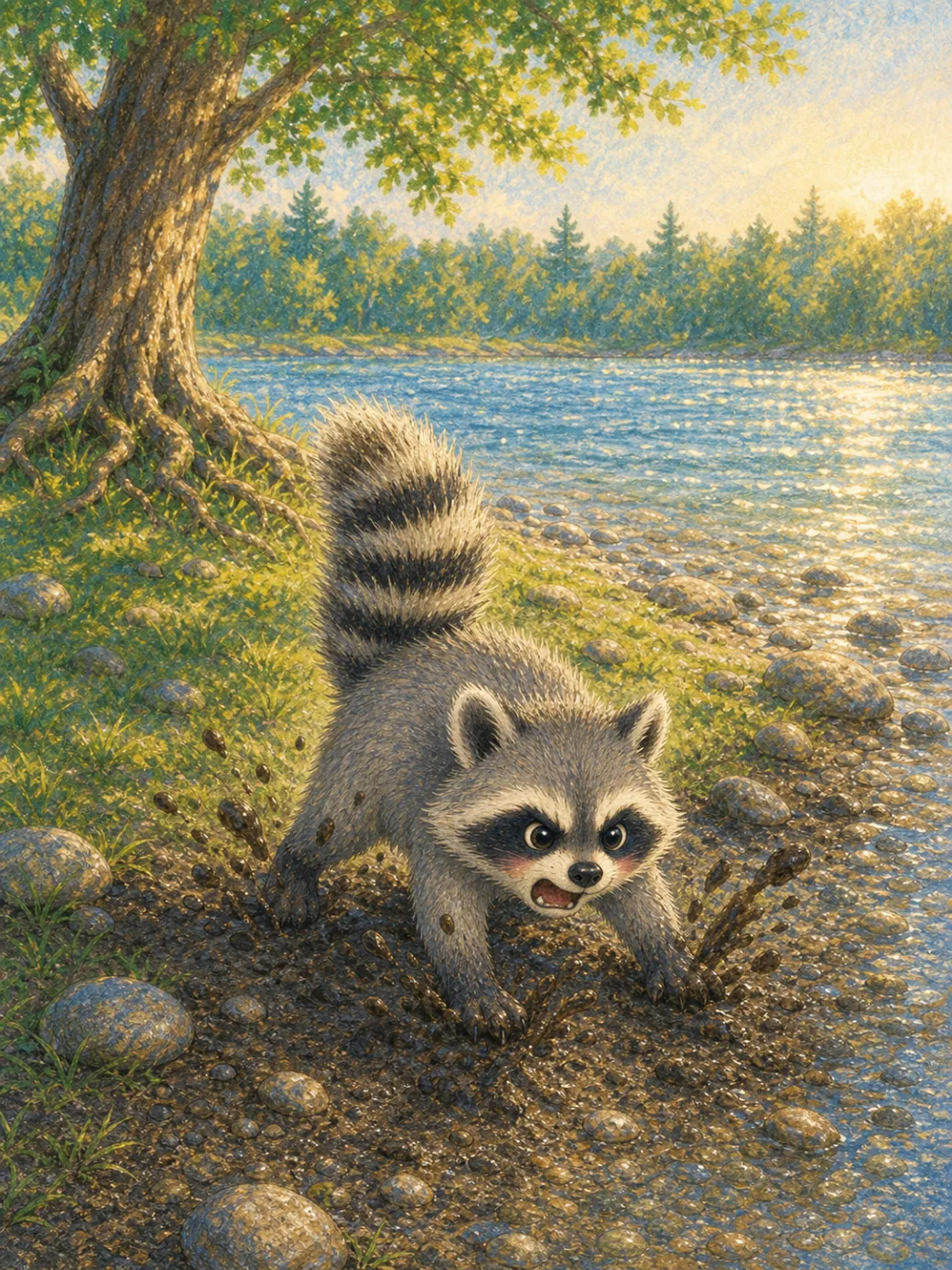 dětská kniha o emocích — ilustrace na straně 7