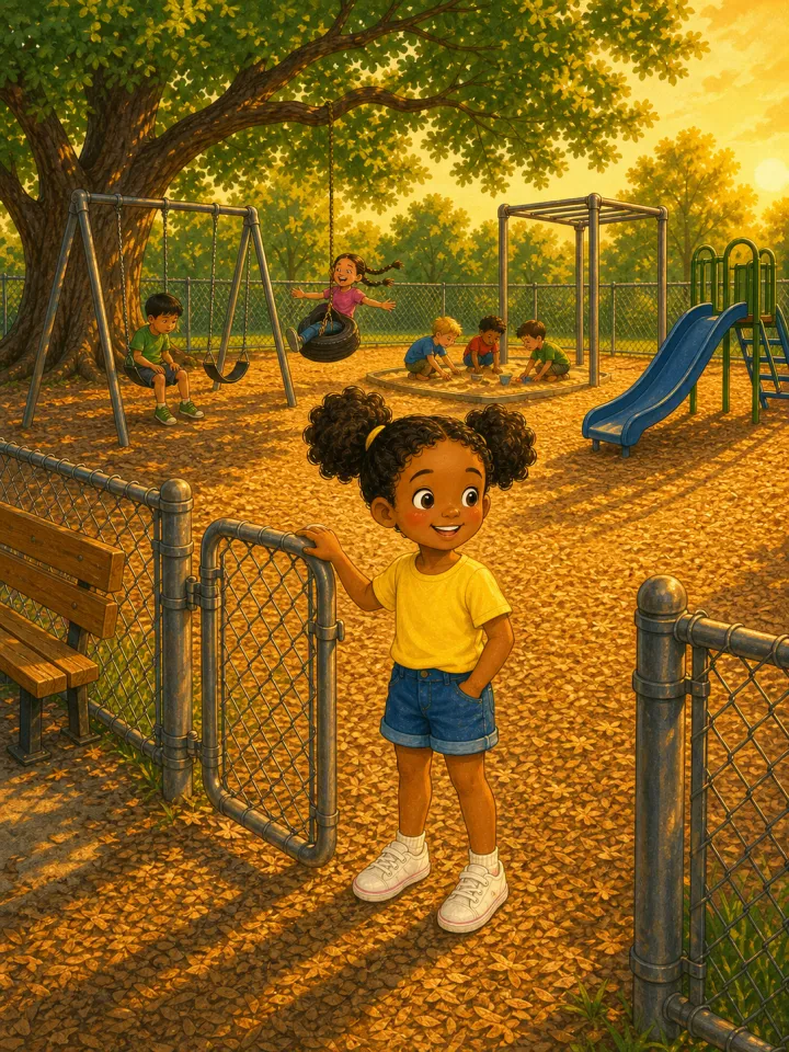 children's book about friendship maker — example page made with Readkidz