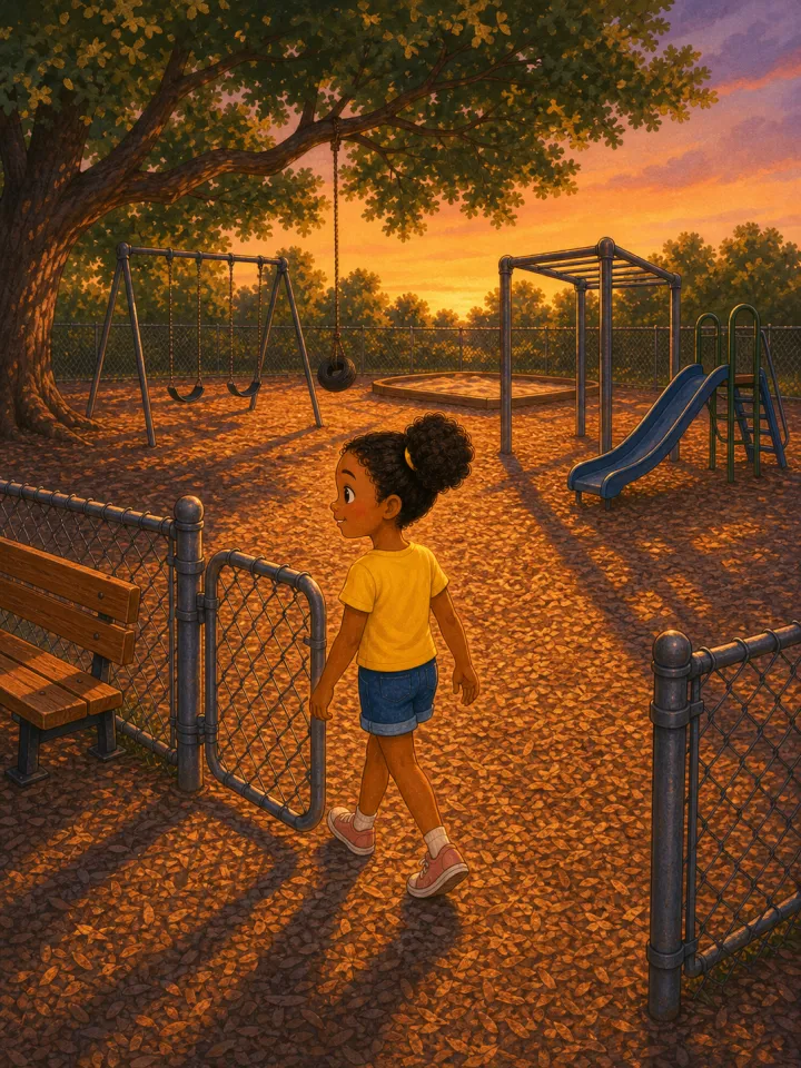 children's book about friendship maker — example page made with Readkidz