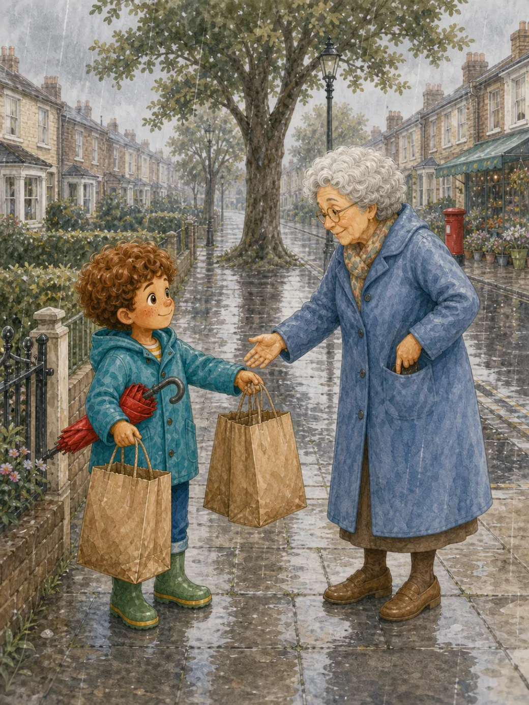 picture book about kindness — page 3 illustration