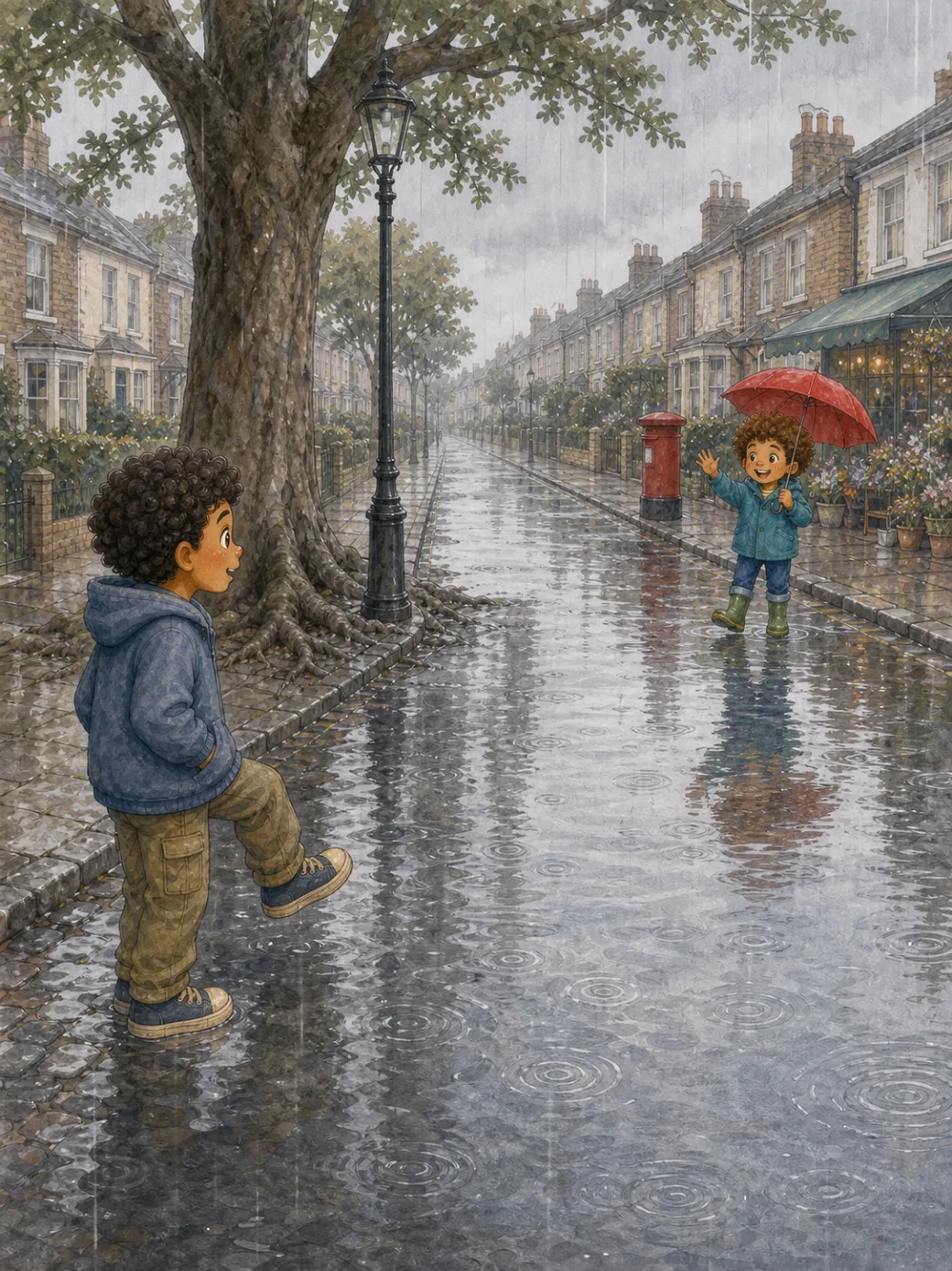 picture book about kindness — page 4 illustration