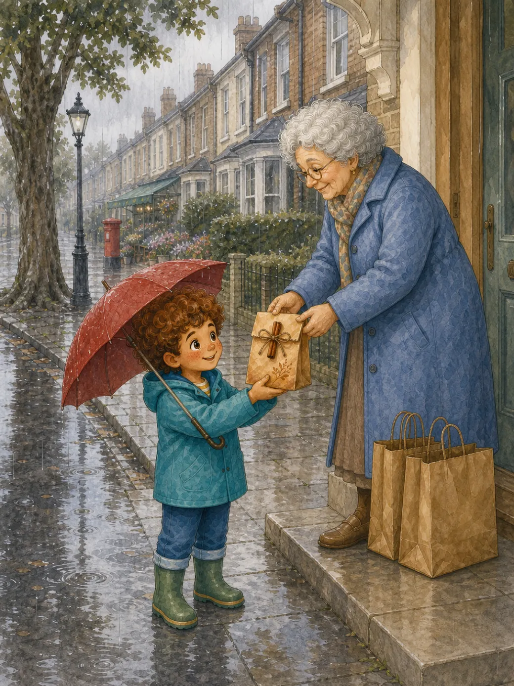 picture book about kindness — page 6 illustration
