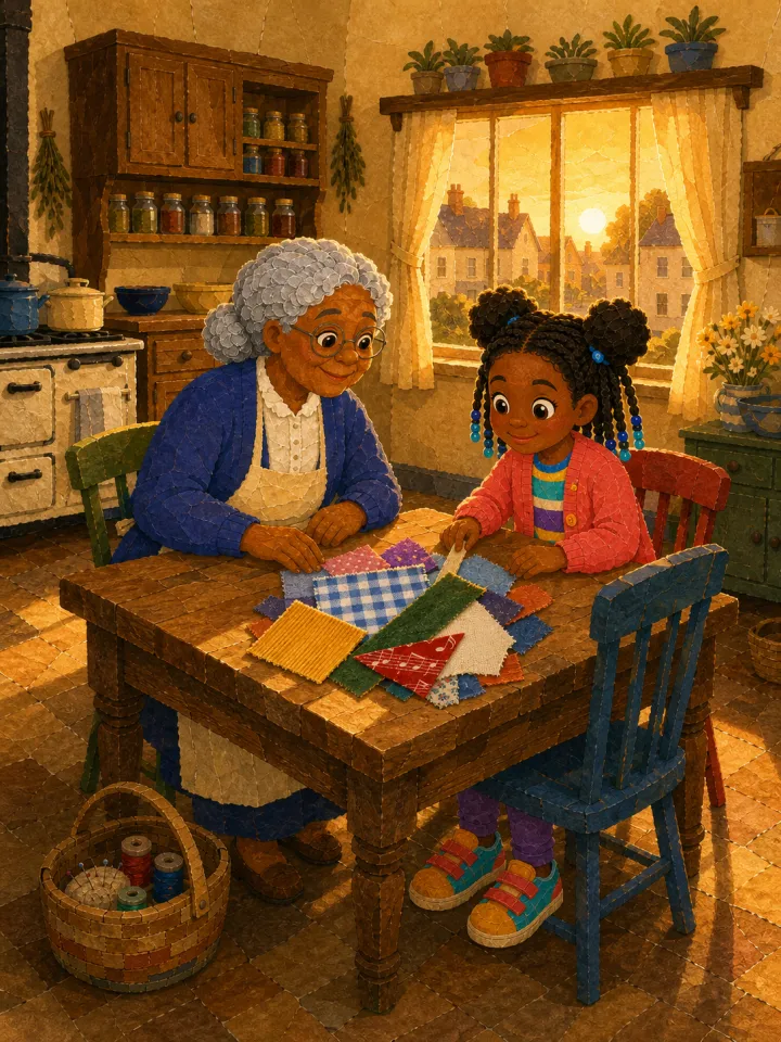 children's book about family maker — example page made with Readkidz