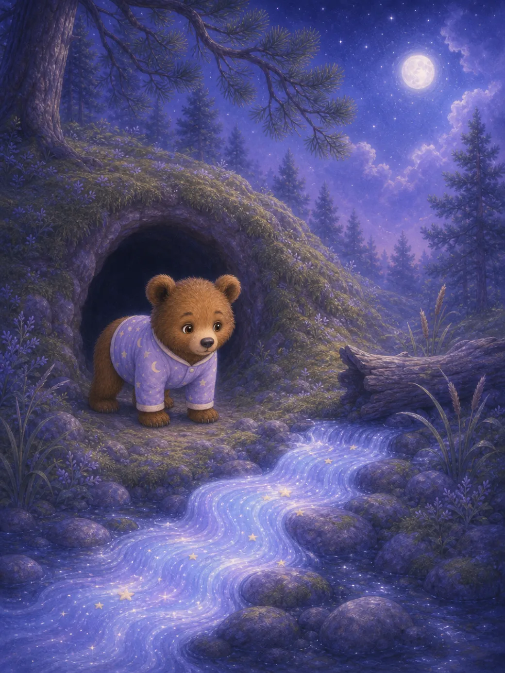 قصة قبل النوم عن دب — رسم الصفحة 2