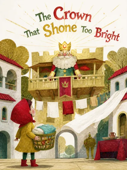 The front cover of The Crown That Shone Too Bright