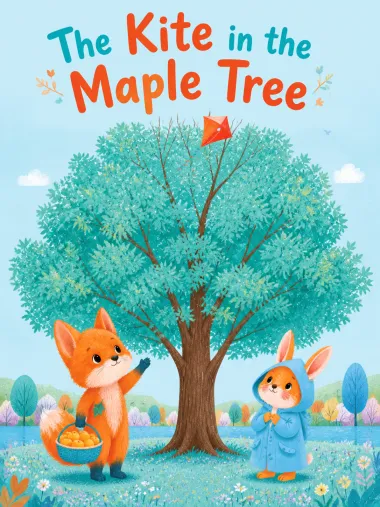 The front cover of The Kite in the Maple Tree