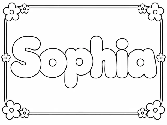 Personalized Name Coloring Page