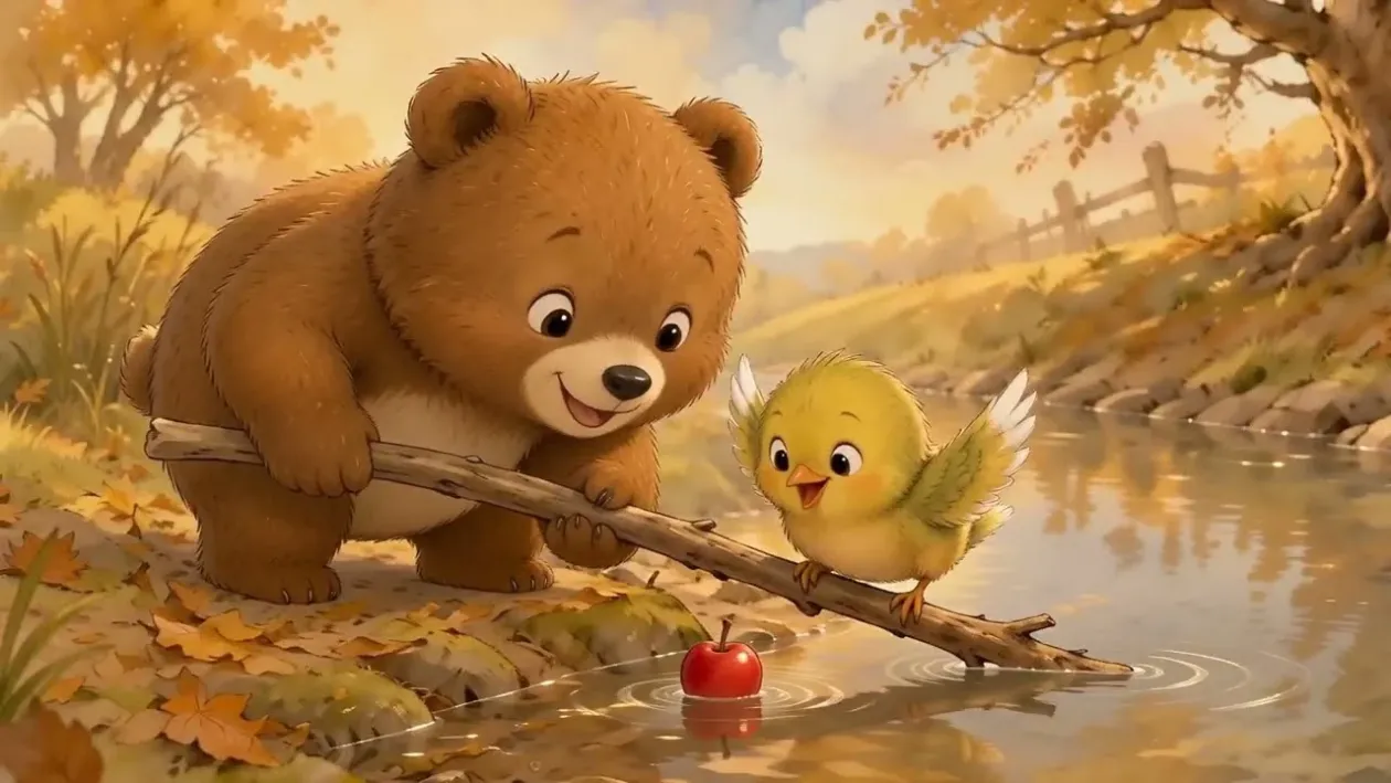 Кадр из оригинальной анимированной истории Readkidz