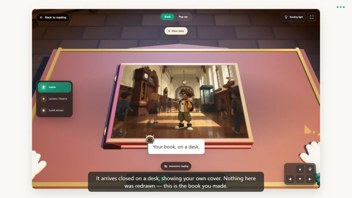 The ReadKidz book workbench with a finished 24-page picture book, its page list on the left and the Preview book button in the top bar.