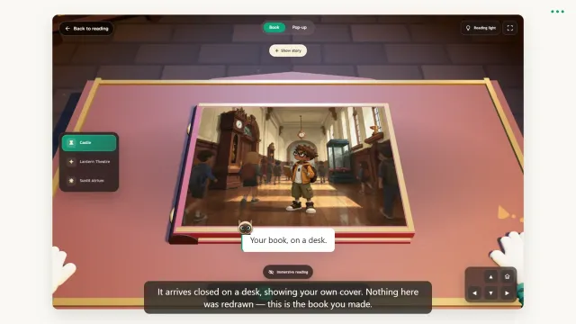 The ReadKidz book workbench with a finished 24-page picture book, its page list on the left and the Preview book button in the top bar.