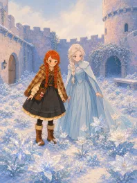 Elsa and Anna's Little Snow Garden