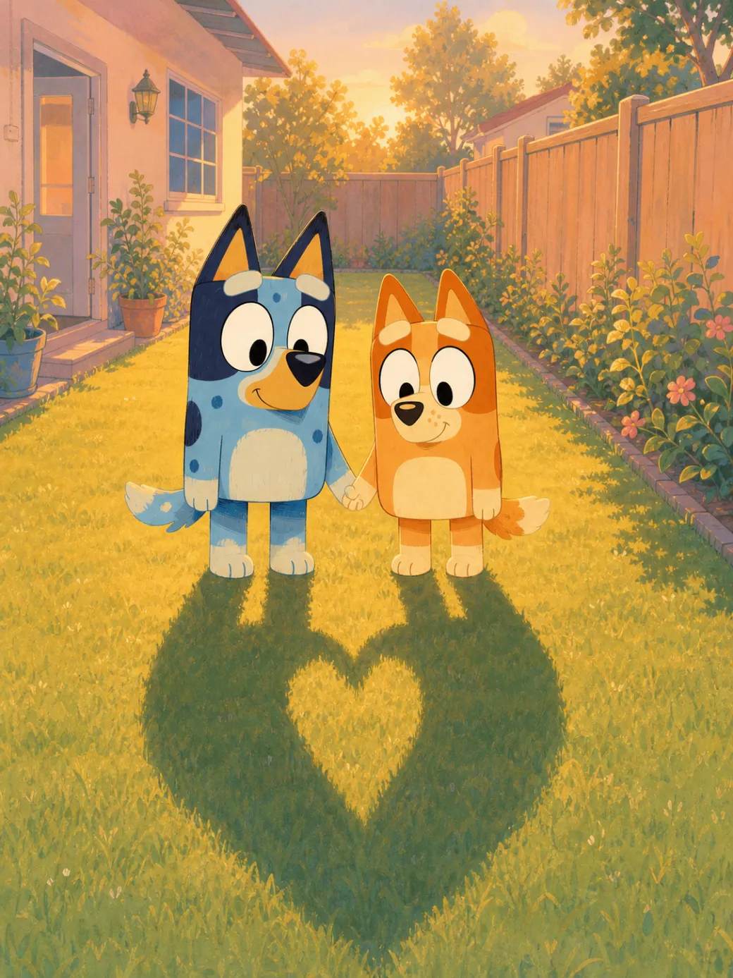 Bluey i Bingo opowieść o cieniach (demo IP — nie do indeksowania) — ilustracja ze strony 11