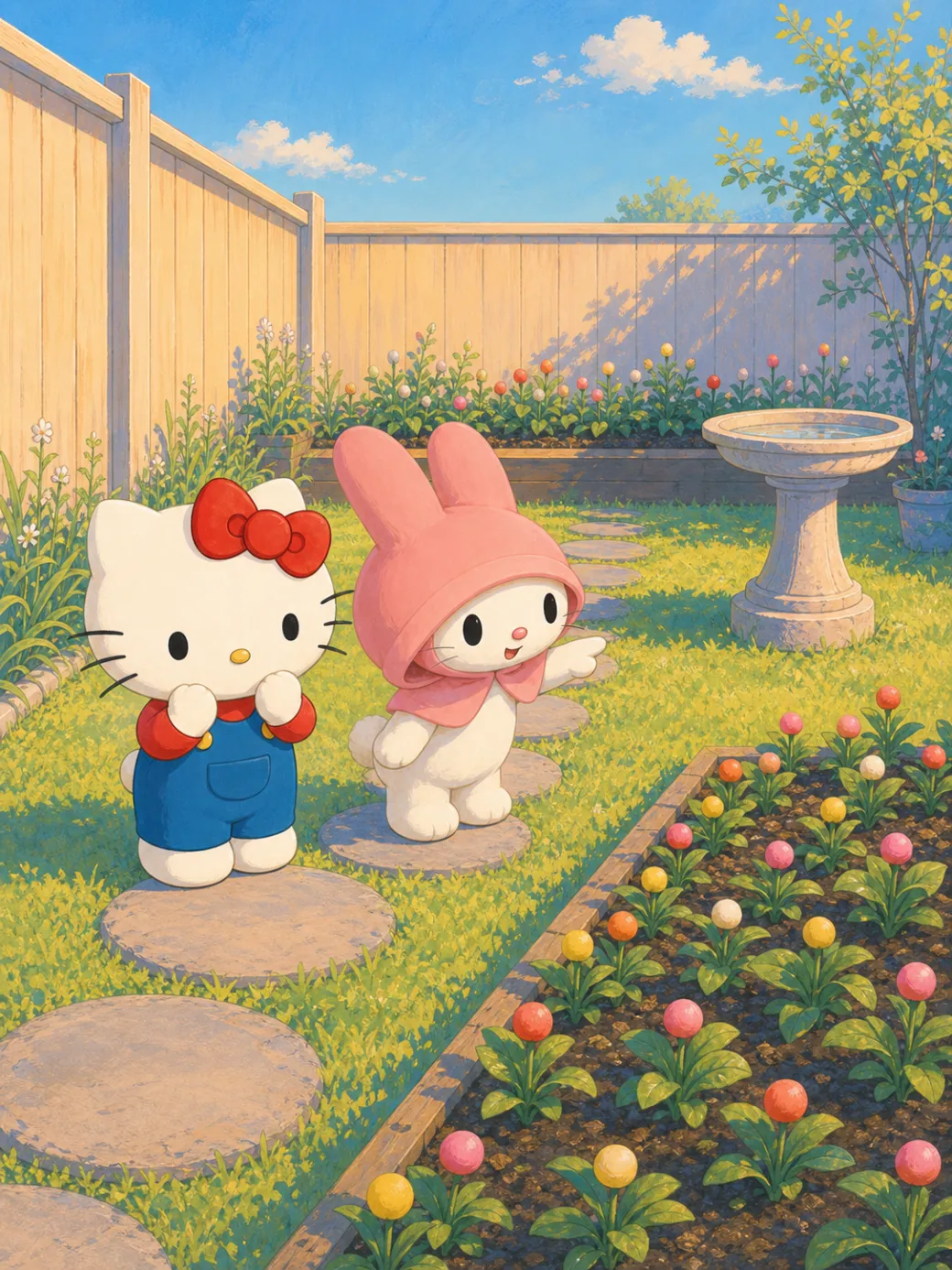 Hello Kitty and My Melody story (IP demo — not for indexing) — page 2 illustration