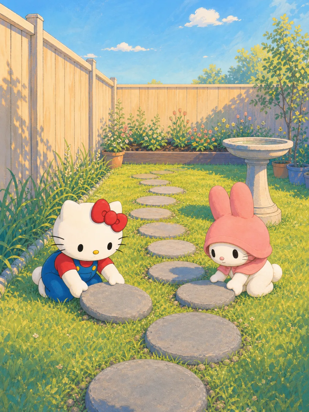 Hello Kitty and My Melody story (IP demo — not for indexing) — page 5 illustration
