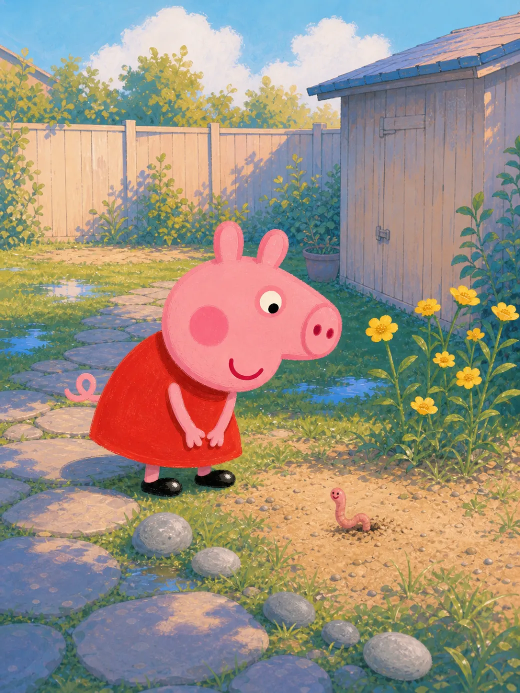 histoire de Peppa Pig et le jardin de pluie (Démo IP — non indexée) — illustration de la page 9