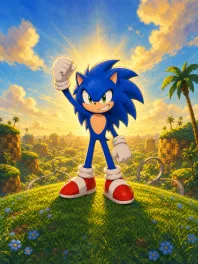 Sonic Saves Green Hill Zone