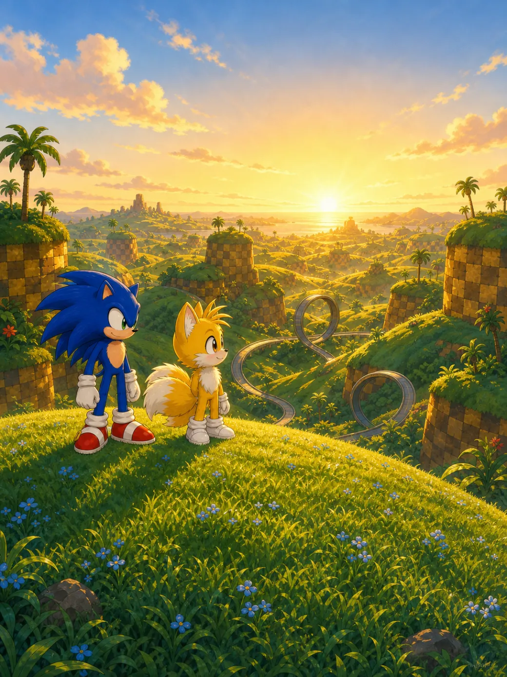sonic anime történet (IP demó — nem indexelhető) — 1. oldal illusztrációja