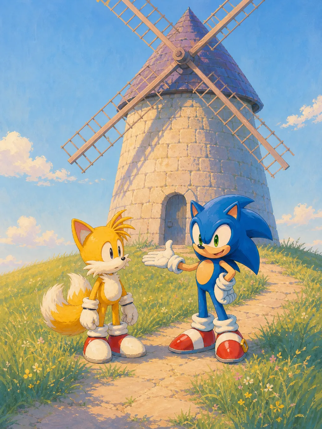 Sonic i Tails opowieść (demo IP — tylko pokazowe, bez indeksowania) — ilustracja ze strony 2