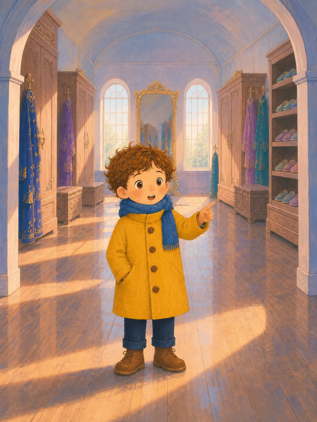 El traje nuevo del emperador cuento para niños — ilustración de la página 7