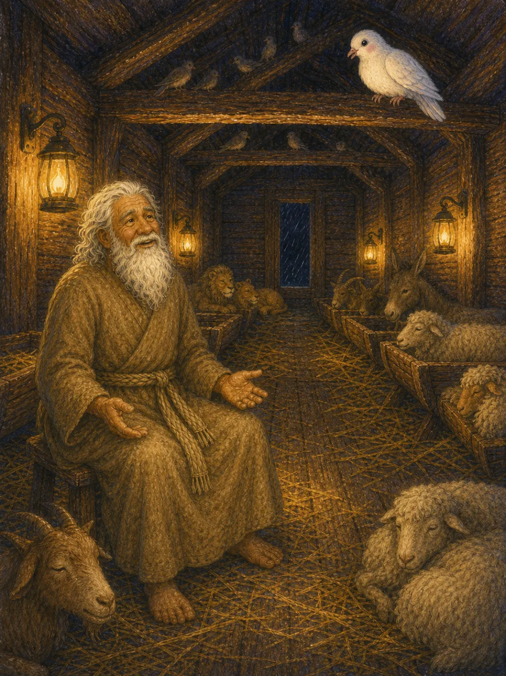 povestea arcei lui noe pentru copii — ilustrație pagina 12