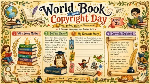 World Book Day wall paper